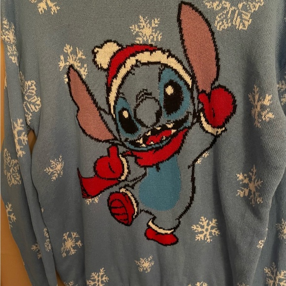 Disney Lilo & Stitch unisex hair holiday sweater 2024 size M NWOT - Picture 2 of 6